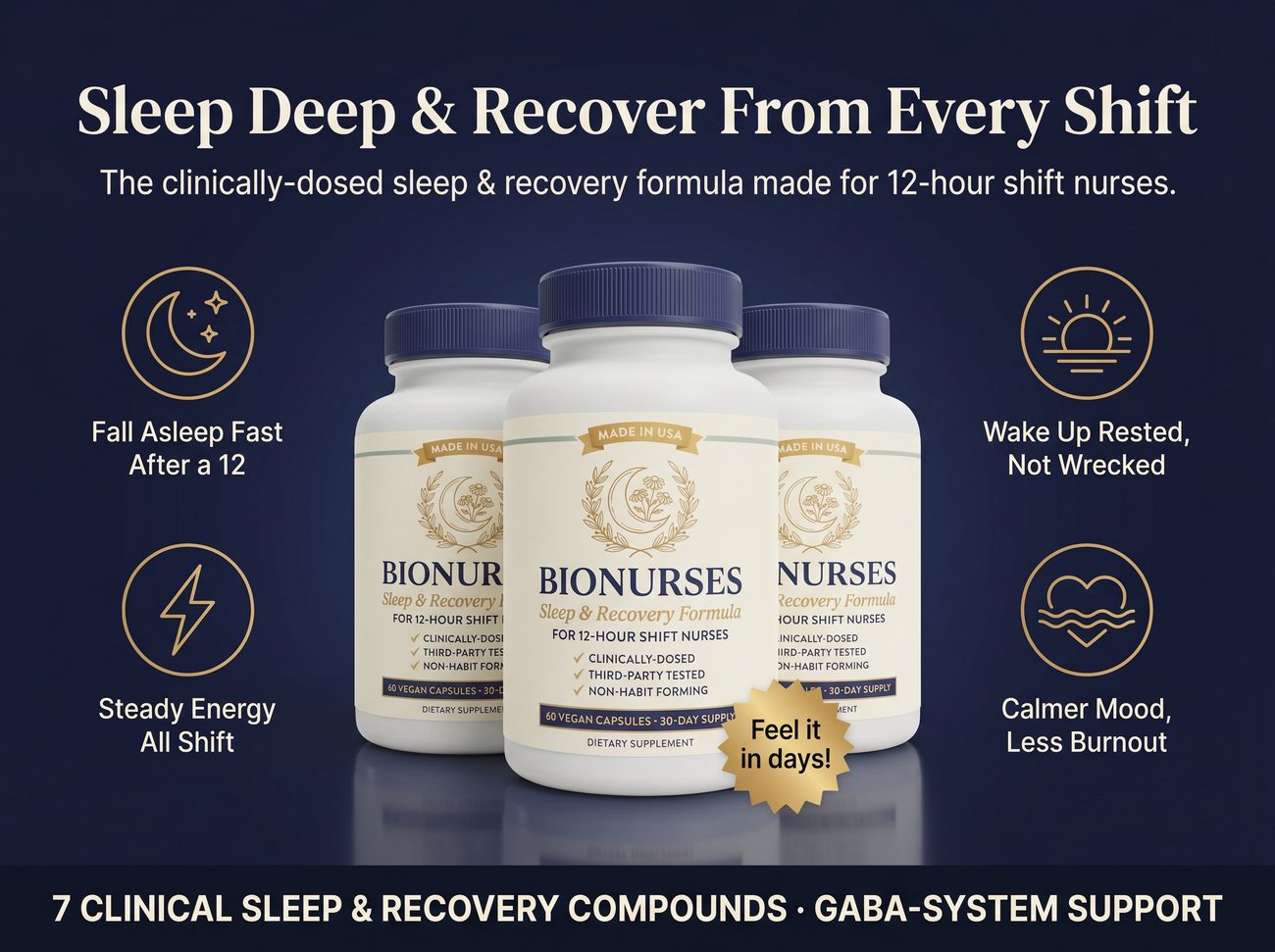 BioNurses — Sleep Deep & Recover From Every Shift